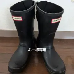 HUNTER レインブーツ ブラック UK4のサムネイル