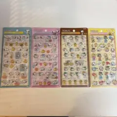 ボンボンドロップシール　PEANUTS スヌーピー シールセット 4枚