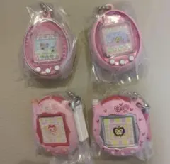 匿名配送　たまごっち　ガチャ　ミニチュアチャームコレクション　ピンクセット