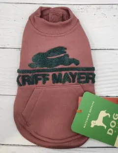＊新品＊KRIFF MAYER 裏起毛DOGロゴクルースウェット S PINK