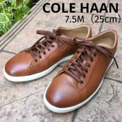 COLE HAAN レザー スニーカー ブラウン メンズ　コールハーン