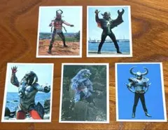 昭和レトロ 仮面ライダー ミニカード 5枚セット 怪人 地獄 駄菓子屋
