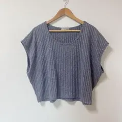 Z SUPPLY ネイビー系 リブ ベストフリーサイズ