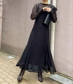 アマイル オケージョンドレス dress ベロア ワンピース - メルカリ