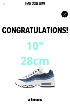 NIKE AIR MAX 95 BIGBUBBLE ブルーグラデーション 28