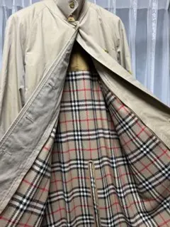 美品　希少　バーバリー　コート　ステンカラー　イギリス製