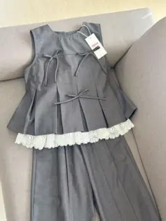 (オーダー)No.T2523｜ナツミハンドメイド女の子可愛いセットアップグレー