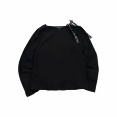 【レディース 】agnes b. カットソー リボン 黒のサムネイル