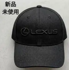 【極美品】LEXUS レクサス 3レーシング　刺繍 ベースボールキャップ 黒