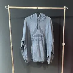 Reebok ブルー フード付きパーカー