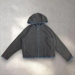 EddieBauer フード付き フルジップ パーカー リバーシブル A531