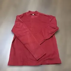 UNIQLO 赤 フリース長袖カットソー 140サイズ