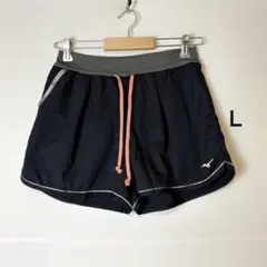 MIZUNO ミズノ ランニングパンツ ショートパンツ ブラック