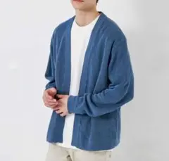 グリーンレーベル リネン アゼカーディガン M LINIFICIO