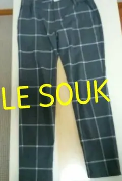 LE SOUK格子柄パンツのサムネイル