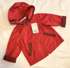 ★タグ付き　ファミリア　赤　ジャケット