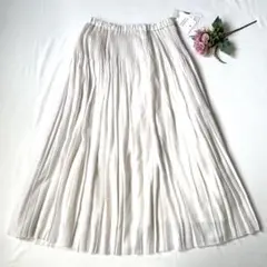 【タグ付・未使用】 ヒューマンウーマン プリーツスカート きれいめ S 日本製