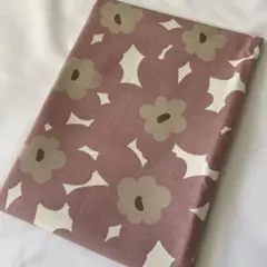 大人気の北欧デザイン！花柄 綿生地 ピンク