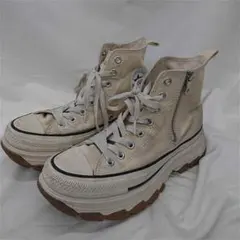 ▲コンバース オールスター クップ トレックウェーブ ベージュ 25.5cm