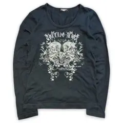 TORNADO MART skull long t-shirts vkeiのサムネイル