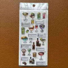 大人の図鑑シール 3D カクテル編 3Dビジュアルコレクション 大人の図鑑