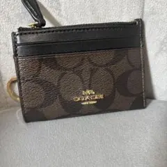 COACH コインケース・小銭入れ ブラウン/ブラック