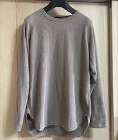 【メンズ】グリーンレーベルリラクシング ワッフルクルーネック