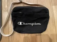 Champion ブラック ショルダーバッグ
