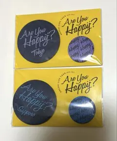 嵐 Are You Happy? 缶バッジ２個セット