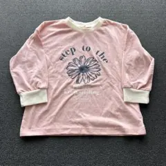 新品 ロンT 長袖　Tシャツ　トップス　プリントT 女の子　110