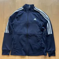 adidas ネイビー ジップアップジャケット