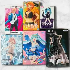 신품 미개봉 美少女キャラクター 프라이즈(게임센터 경품) フィギュア 6点セット 묶음 판매