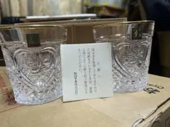 [未使用] HOYA CRYSTAL  ホヤ　クリスタル　ペア　ロックグラス
