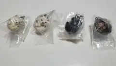 【圓滾滾的狗狗】標記轉蛋吊飾 四件組