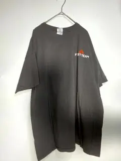 GILDAN XL FIRST TEAM 企業系 両面Tシャツ グレー