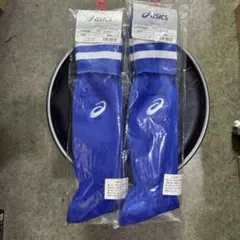 アシックスサッカーソックス新品２足のサムネイル