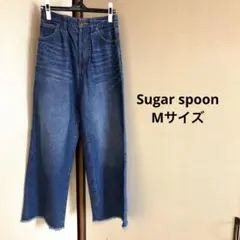 Sugar spoon ワイドデニムパンツ M ブルーのサムネイル