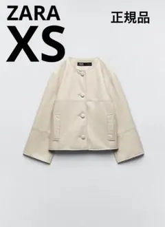 ZARA 2023 今期 フェイクレザージャケット