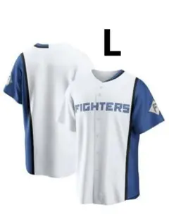 FIGHTERS 北海道日本ハムファイターズ レプリカユニフォーム 無地 2XL 