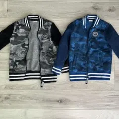 迷彩柄 ジップアップジャケット 100cm〜