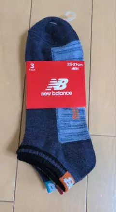 New Balance メンズ ソックス 3足セット 25-27cmのサムネイル