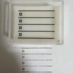 無印良品 ToDo チェック リスト はんこ スタンプ