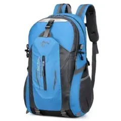 バックパック 青 登山リュック リュックサック 軽量 撥水 アウトドア 大容量のサムネイル