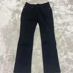 アーノルドパーマー　レディース　黒　ストレートパンツ　サイズ3 　　L