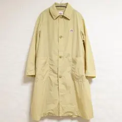 DANTON×DOORS　別注／ステンカラーコート　イエローベージュ　34サイズ