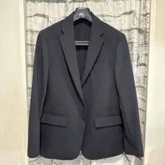 ユニクロ感動ジャケット　Lサイズ　ネイビー　 ウールライク