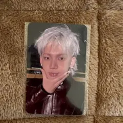 K-POP タレントカード 白髪 レザージャケット