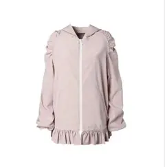 ボーダーズアットバルコニー ZIP UP HOODIE ピンク 美品のサムネイル