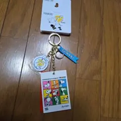 PEANUTS 75 YEARS キーホルダー　ミラー付きチャーム〈スヌーピー〉