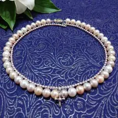 本真珠 マルチカラー 淡水パール 淡水ベビーパールネックレスセット